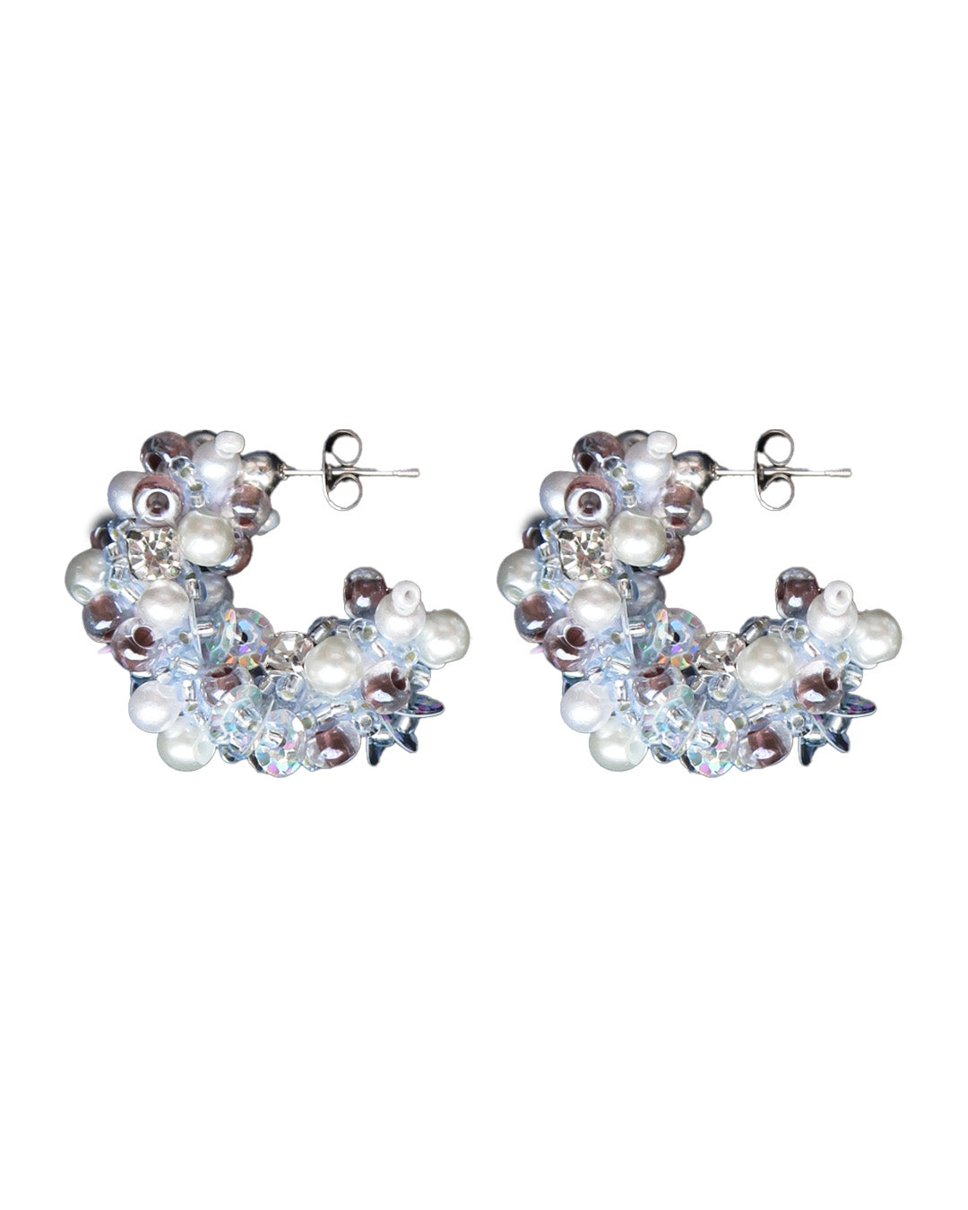 Örhängen Hillii Hoops - Silver