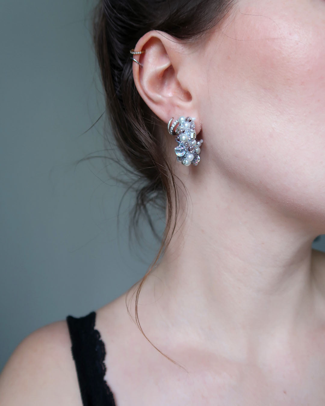 Örhängen Hillii Hoops - Silver