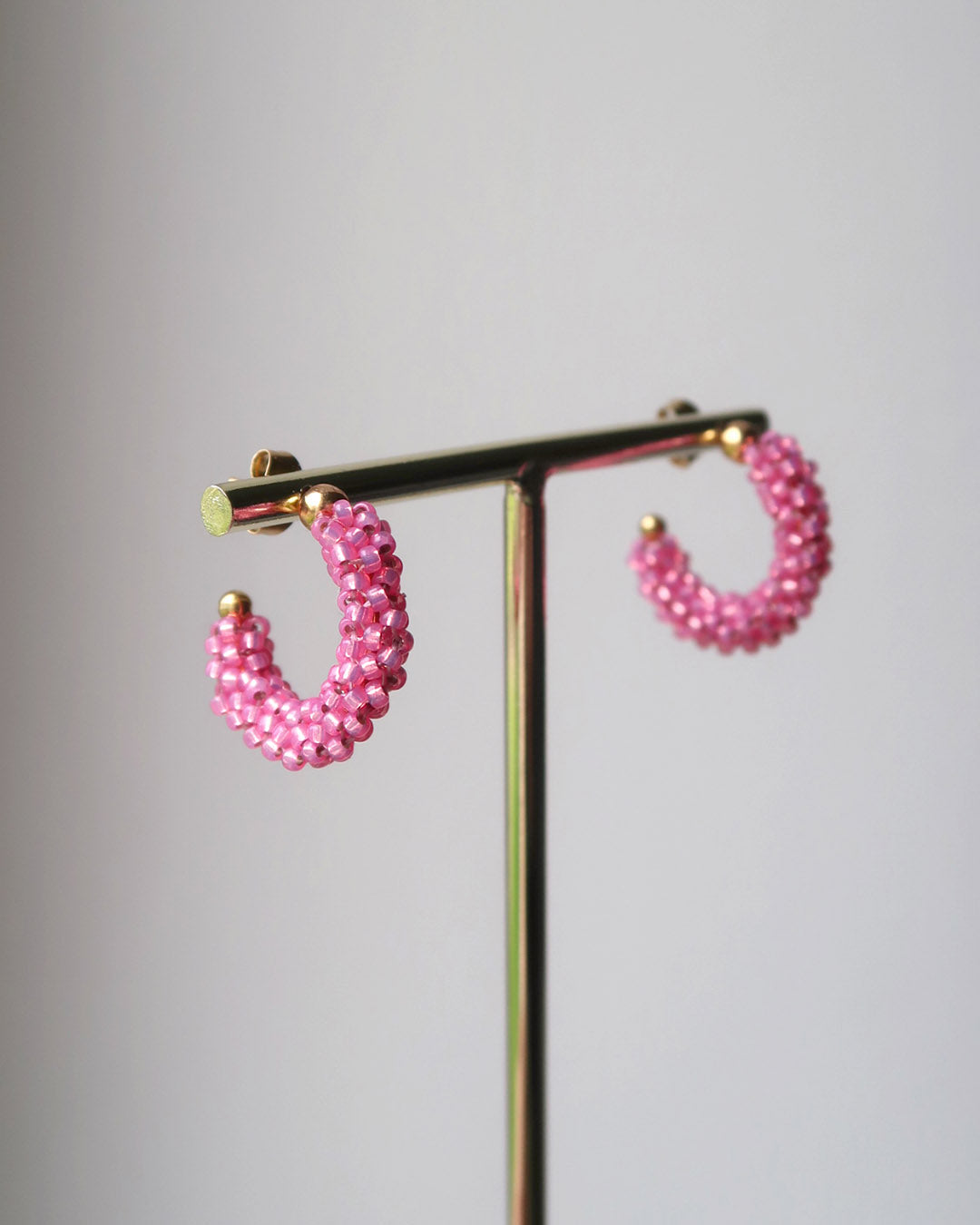 Örhängen Hirta Hoops - Rosa