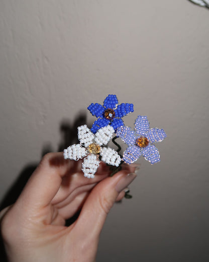 Bokmärke - Blomma - Lila