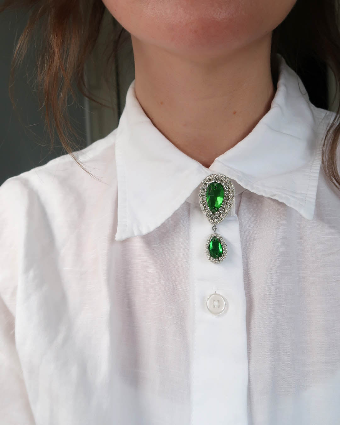 Brooch - Blanda - Green
