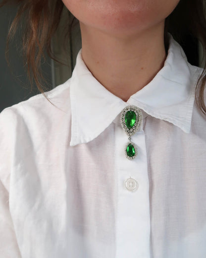 Brooch - Blanda - Green