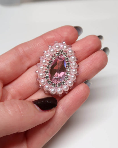 Brooch - Reichei - Light pink