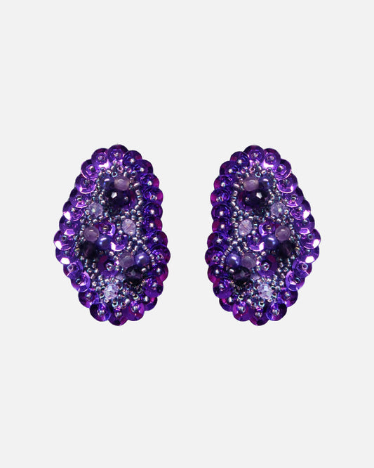 Earrings - Zoysii - Purple