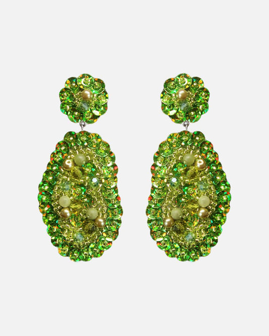 Earrings - Lyallii - Green
