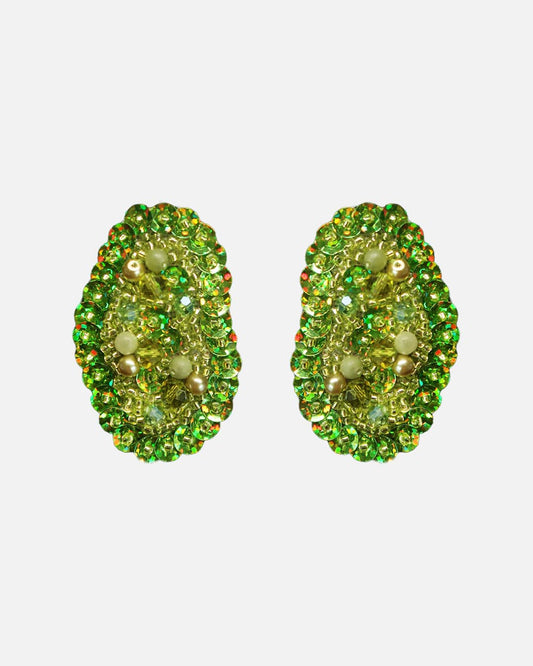 Earrings - Zoysii - Green