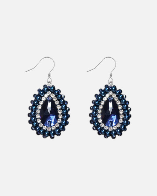 Earrings - Reichei - Dark Blue