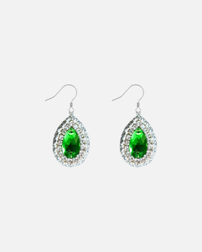 Earrings - Reichei - Green