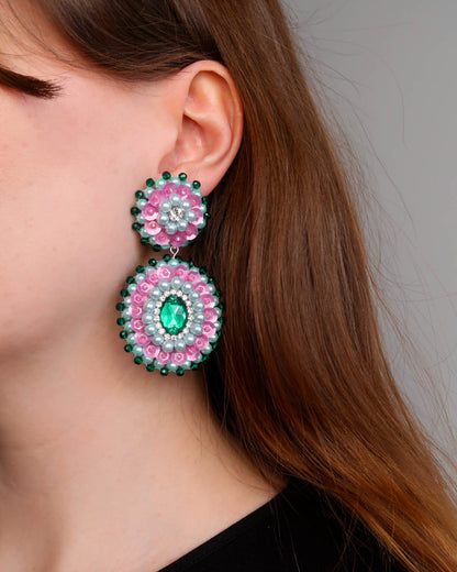 POETICA EARRINGS - PINK, BLUE, GREEN